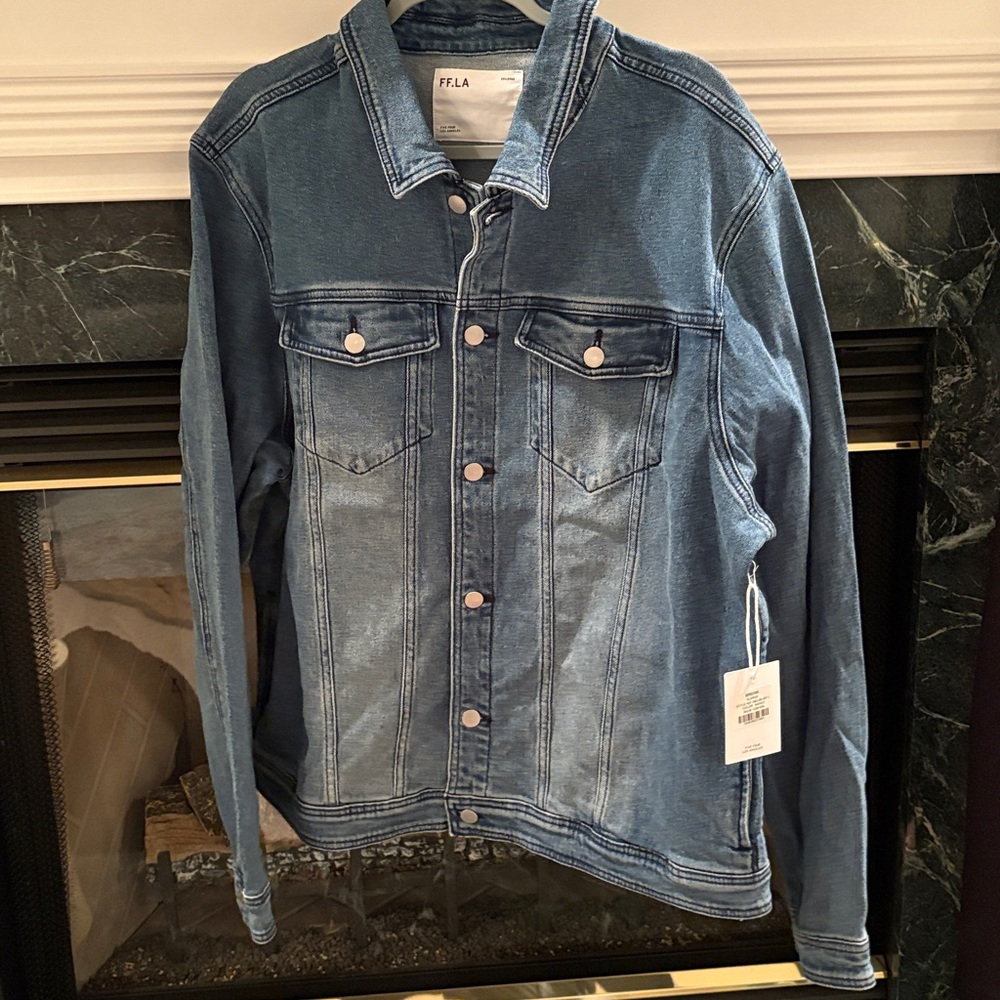 Five Four LA Men’s Classic Blue Denim Jean Jacket